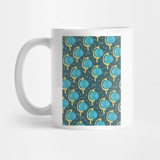 Globe pattern Mug